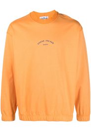 Stone Island Felpa con stampa - Arancione