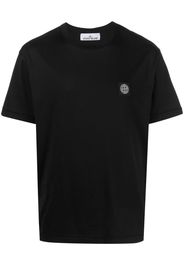 Stone Island Compass-patch cotton T-shirt - Nero