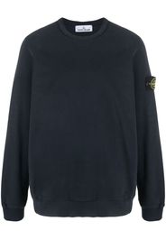 Stone Island Compass patch cotton sweatshirt - Blu