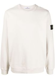 Stone Island Compass-patch cotton sweatshirt - Toni neutri