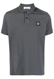 Stone Island Polo con applicazione Compass - Grigio