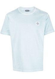 Stone Island T-shirt con applicazione Compass - Blu