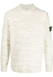 Stone Island Compass-motif slub jumper - Toni neutri