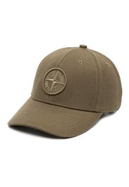 Stone Island Compass-motif cotton cap - Verde