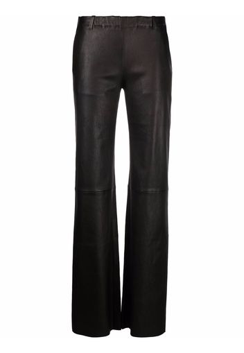 Stouls Pantaloni dritti in pelle - Marrone