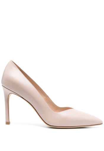 Stuart Weitzman pointed leather pumps - Toni neutri