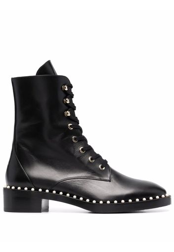 Stuart Weitzman Allie combat boots - Nero