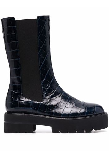 Stuart Weitzman Presley 50mm leather boots - Blu