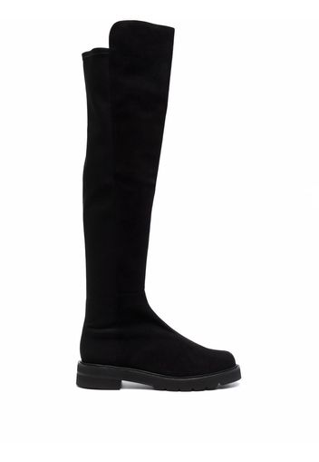 Stuart Weitzman round-toe suede boots - Nero