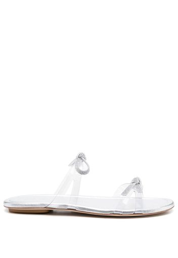 Stuart Weitzman SW Bow slides - Bianco