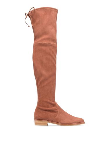 Stuart Weitzman drawstring thigh-high boots - Marrone