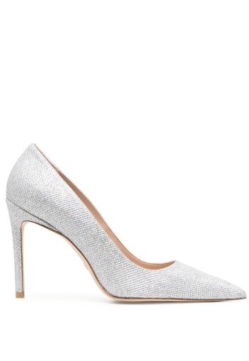 Stuart Weitzman metallic-effect pumps - Grigio