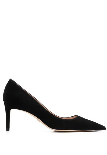 Stuart Weitzman pointed 75mm suede pumps - Nero