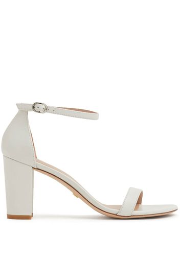 Stuart Weitzman 80mm buckled ankle-strap sandals - Bianco