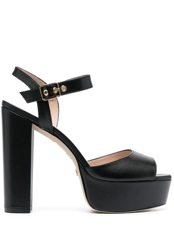 Stuart Weitzman Ryder 130mm platform sandals - Nero