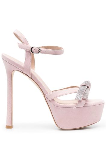 Stuart Weitzman Sandali SW Mega Bow 160mm - Rosa