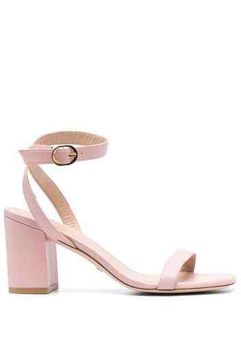 Stuart Weitzman 85mm block-heel ankle-strap sandals - Rosa