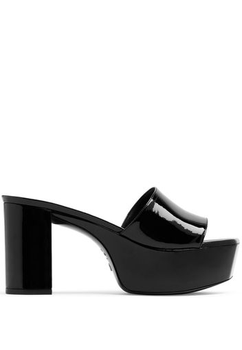 Stuart Weitzman open-toe leather sandals - Nero