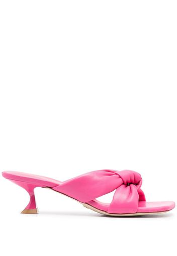 Stuart Weitzman slip-on square-toe sandals - Rosa