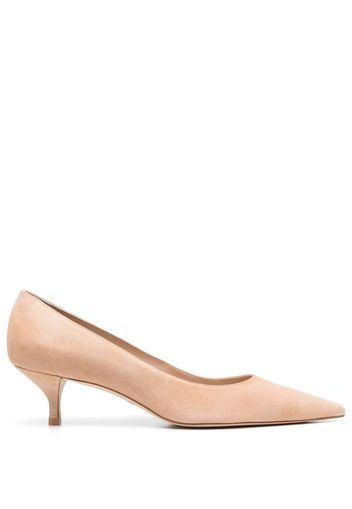 Stuart Weitzman Stuart 50mm kitten pumps - Toni neutri