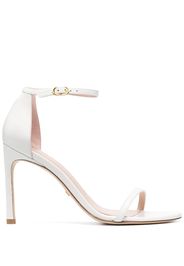 Stuart Weitzman Nudistsong 100mm high heel sandals - Bianco