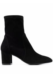 Stuart Weitzman sock-style suede boots - Nero