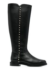 Stuart Weitzman pearl-embellished detail boots - Nero