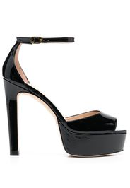 Stuart Weitzman DISCOPLATFORMSANDALPATBLK - Nero