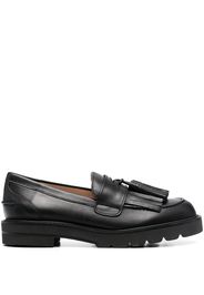 Stuart Weitzman leather loafers - Nero