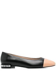 Stuart Weitzman 10mm faux-pearl leather pumps - Nero