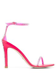 Stuart Weitzman crystal-embellished 120mm heel sandals - Rosa
