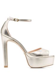 Stuart Weitzman Disco platform 130mm sandals - Oro