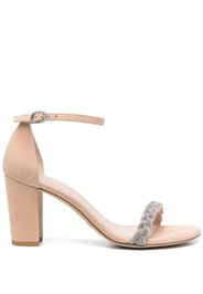 Stuart Weitzman Sandali Nudistcurve 80mm - Toni neutri