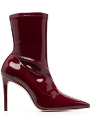 Stuart Weitzman 115mm leather boots - Rosso