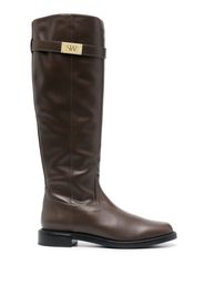 Stuart Weitzman leather knee-length boots - Marrone