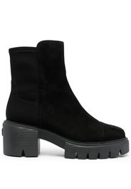 Stuart Weitzman 60mm chunky suede boots - Nero