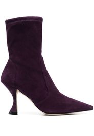 Stuart Weitzman XCurved 85mm sock-style boots - Viola