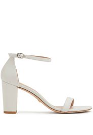 Stuart Weitzman 80mm buckled ankle-strap sandals - Bianco