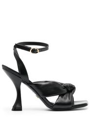 Stuart Weitzman Playa 110mm leather sandals - Nero