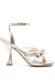 Stuart Weitzman Playa Ankle-strap 100mm Knot sandals - Oro