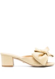 Stuart Weitzman LOVEKNOT 50 block slides - Toni neutri