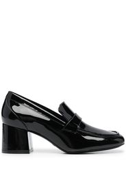 Stuart Weitzman Sleek 60 65mm leather loafers - Nero