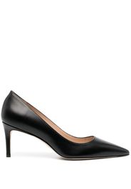 Stuart Weitzman pointed-toe 75mm leather pumps - Nero