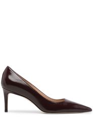 Stuart Weitzman pointed-toe 75mm leather pumps - Viola
