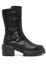 Stuart Weitzman Soho Gia 75mm leather boots - Nero