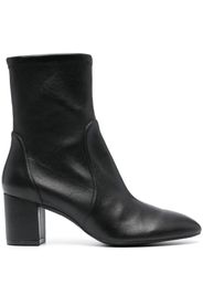 Stuart Weitzman almond-toe 65mm leather boots - Nero