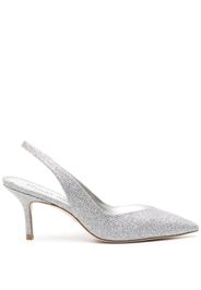 Stuart Weitzman Pumps Eva con cinturino posteriore 75mm - Argento