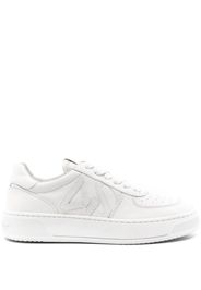 Stuart Weitzman Courtside Monogram leather sneakers - Bianco