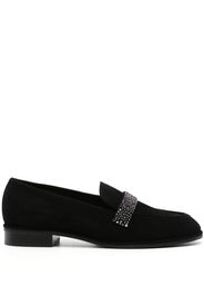 Stuart Weitzman Palmer Sleek Royale suede loafers - Nero