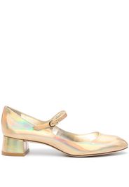 Stuart Weitzman Vivienne Mary Jane 35mm pumps - Oro